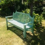 Painted oak bench ecky thump
